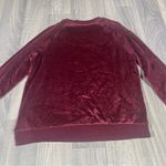 secret treasures Burgundy Velvet Long Sleeve PJ Top or Sweater; Medium Women’s Photo 6