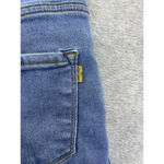 Vibrant  Denim Shortie Shorts Hot Pants Medium Wash Medium Cutoff High Open side Photo 2