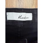 KanCan Black High Rise Frayed Hem Jean Shorts Women's 5/26 Size 4 Photo 4