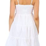 Angie ’s White Flowy Dress Photo 1