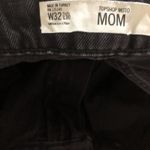 Topshop  Black Distressed High Waisted Mom Jeans Photo 3