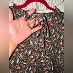 ZARA  Ruffled Red and White Blouse with 3/4 Sleeves Photo 2