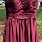 Camille La Vie Camille Prom/Evening Wine Lace Dress Size 14 Photo 0