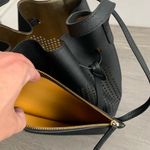 Kenneth Cole  Vintage Black Perforated Drawstring Bucket Bag Shoulder Purse Photo 11