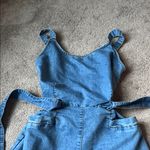 Indulge  Denim Jumpsuit SIZE S Photo 2
