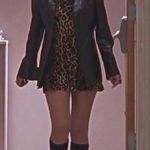 ZARA leopard mini dress. Xs-s Photo 1