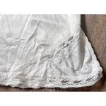 Vintage‎ Slip Dress 50s Lace Adjustable Straps Bust 36 White Size M Photo 3