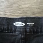 Old Navy  Boyfriend Mid-Rise Black Shorts Photo 2