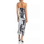 NWT Ilkyaz Ozel “The New Arrivals” Blanca Silver Sequin Halter Gown | Size S/38 Photo 4