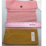 ROAM by 42 Pressed Travel Bag Crossbody Pink Mustard Canvas Purse Photo 4
