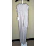 Jay Godfrey  NWT Darcy Strapless Gown in Silver Size 10 Photo 2