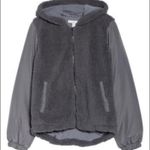 Zella ‎ Faux Shearling Bomber Jacket Size Medium New with Tags Photo 4