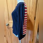 Crown & Ivy  women's holiday sweater sequin gold deer size PM Photo 4