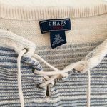 CHAPS  denim stripe sleeveless muscle tee sweater Photo 2