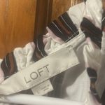 Loft  Striped Sleeveless Jumpsuit. Size L. NWOT Photo 2