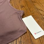 Lululemon NWT  Hold Tight Cropped Tank Top Twilight Rose Brown Size 8 Photo 3