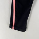 Lululemon Cropped Stretch High Rise Legging Pink Black Yoga Athletic Photo 2