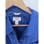 Talbots Fresh Linen Blue Blazer Jacket Size 16 Career Business Casual Photo 1