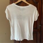 Forever 21 Hipster Grunge Alternative Witty White Modal Knit T-Shirt Small Photo 3