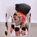 Love j Top Afro Bun Loose Knit Sweater Off-White Size S NWT Photo 4