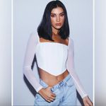 Princess Polly Gypsie Mesh Renaissance Coquette Soft Girl Blouson Corset Top US6 Photo 1