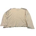 ZARA light brown long sleeve oversized tshirt Photo 3