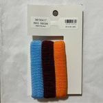 Free People Movement FP Movement Pony Tail Holders, 3 Hair Ties, Blue and Purple and Orange, NWT Photo 1