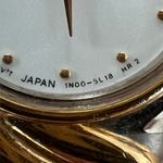 Seiko  Diamond Vintage Ladies Watch Two-Tone Bracelet Round White Dial Photo 6