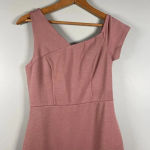 Lulus Open Your Heart Mauve Pink One-Shoulder Bodycon Midi Dress size XS Party Photo 2