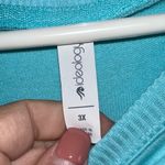 Ideology  Aqua Long Sleeve Tee Photo 4