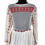 Free People  Need Me Embroidered Mini Dress in Ivory Comb Photo 12