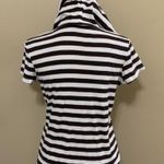 Cato Brown & White Striped Small Hoodie Top Photo 3