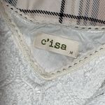 Lizard Thicket  size medium sleeveless white v neck tank with adjustable straps Photo 9