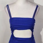 Wild Fable  Blue Mini Dress with Cut Out Size Small Blue Bodycon Mini Dress Photo 1