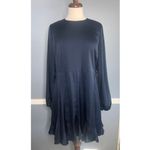 Adelyn Rae  Navy Blue Crewneck Babydoll Shift Dress Dress Small Photo 1