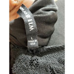 W118 By Walter Baker Women Black Floral Long Sleeve ScoopNeck KneeLength Dress L Photo 7