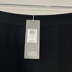 Eileen Fisher  NWT Wrap Front Wide Leg Georgette Silk Black Pants Size 2X $298 Photo 3