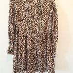 ZARA  Brown Leopard Print Dress Photo 2