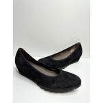 Garbor‎ Sacchetto Womens Wedge Pump Slip On Shoes Black Suede Size 9.5 US 7.5UK Photo 3
