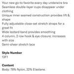 Chantelle  Blue Nora Seamless Comfort Underwire Bra 36DDD Photo 6