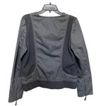 Sundance Women’s Size 14 Gray Denim Moto Jacket Asymmetrical Zip Stretch Photo 7