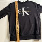 Calvin Klein Jeans~Crewneck Sweatshirt in Black~Women’s size Medium Black Photo 7