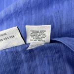 Vermont Country Store Shirt Women Medium Blue Stripe Popover Casual Boho Peasant Photo 6