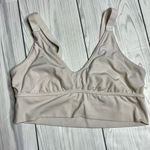 Aerie Chill Play Love Twist Back Sports Lounge Bra White Med Photo 3