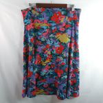 LuLaRoe  2X Bold Floral Long Skirt Plus Photo 3
