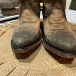 Liberty Black Nina Rose Distressed Brown Leather Floral Embroidered Boots Sz 6.5 Photo 6