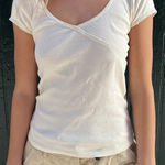 Brandy Melville  Starla Scalloped Trim Top One Size Photo 0