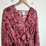 MISA Los Angeles - Kaia Dress Cristobal Mirror Floral Chiffon Mini Boho Flared Photo 2