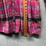 Ralph Lauren Polo  girls 16 plaid flannel shirtdress Andover pink twill Boho Photo 10