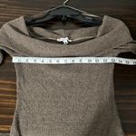 OFF SHOULDER KNIT SWEATER BODYSUIT MOCHA SIZE SMALL NWT Photo 5